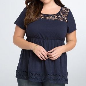Torrid Blue Top